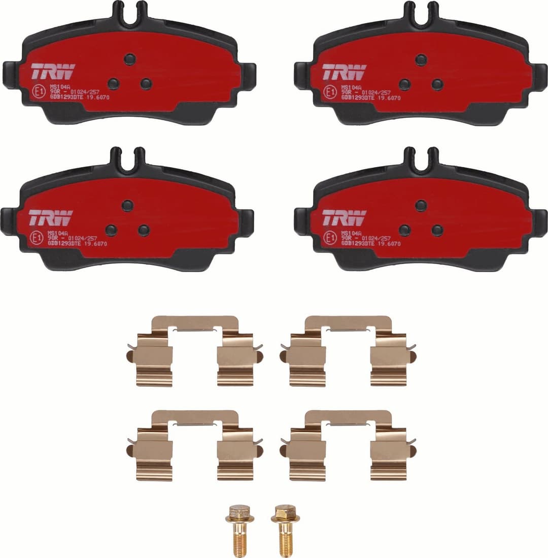 set placute frana,frana disc TRW DTEC COTEC GDB1293DTE