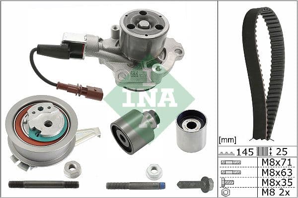 Set pompa apa + curea dintata Schaeffler INA 530 0699 30