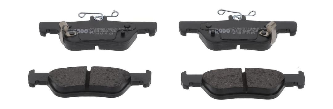 set placute frana,frana disc FERODO PREMIER ECO FRICTION FDB5487