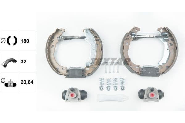Set saboti frana TEXTAR Shoe Kit Pro 84064600