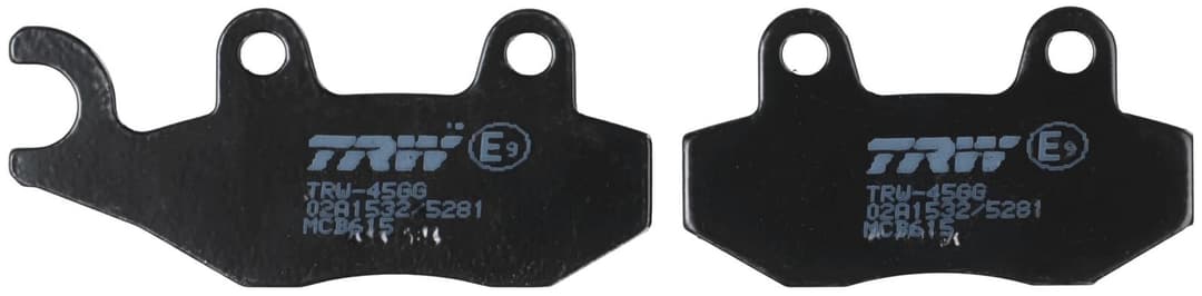 set placute frana,frana disc TRW MCB615
