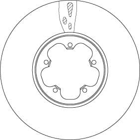 Disc frana TRW DF6752S