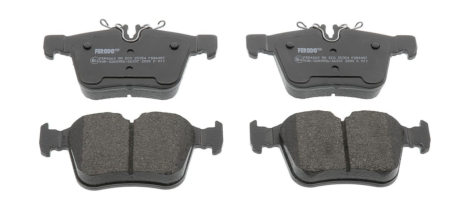 set placute frana,frana disc FERODO PREMIER ECO FRICTION FDB4487