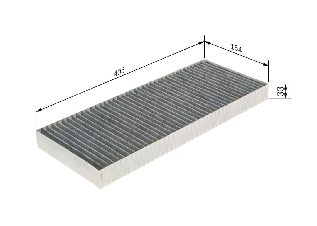 Filtru, aer habitaclu BOSCH 1 987 435 555