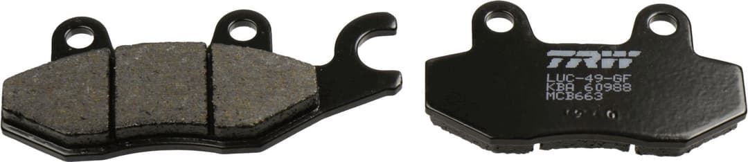 set placute frana,frana disc TRW Organic Allround MCB663
