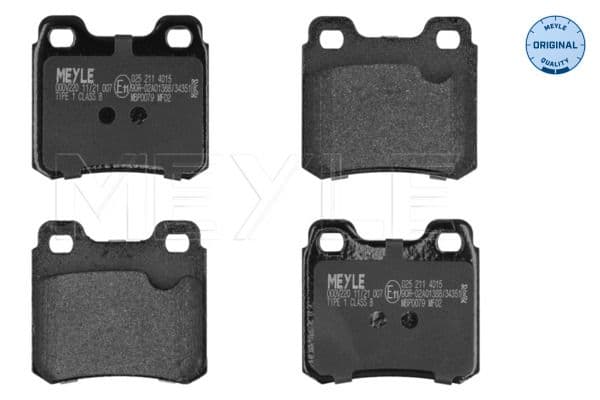 set placute frana,frana disc MEYLE -ORIGINAL: True to OE. 025 211 4015