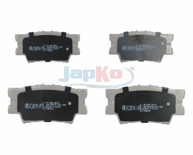 set placute frana,frana disc JAPKO 51218