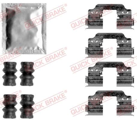 Set accesorii, placute frana QUICK BRAKE 109-1858