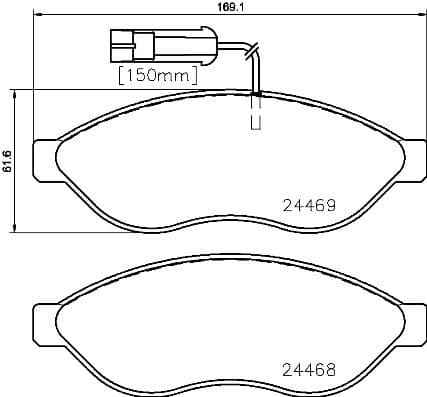 set placute frana,frana disc BREMBO PRIME LINE P 23 143