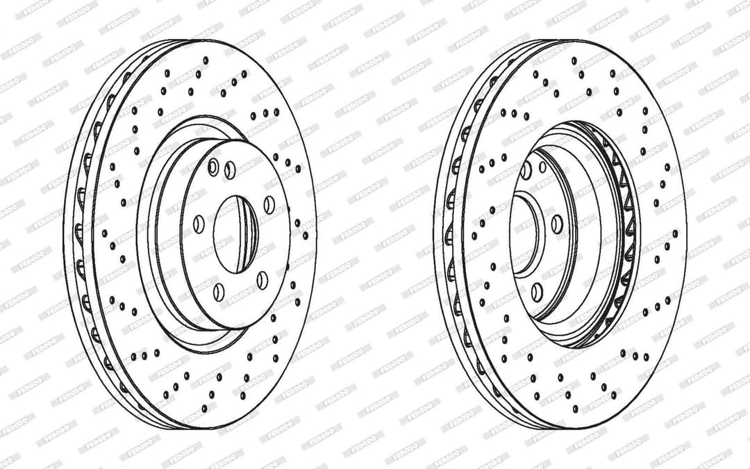 Disc frana FERODO PREMIER Coat+ disc DDF1769C-1
