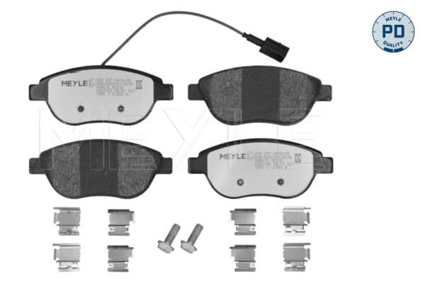 set placute frana,frana disc MEYLE -PD: Advanced performance and design. 025 237 0919/PD