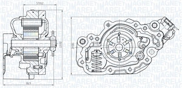 Pompa ulei MAGNETI MARELLI 351516000082