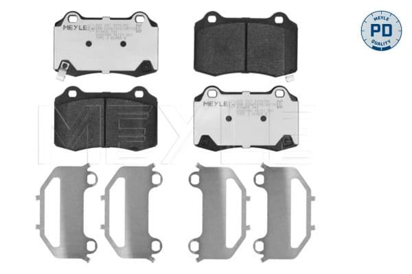 set placute frana,frana disc MEYLE -PD: Advanced performance and design. 025 257 4315/PD