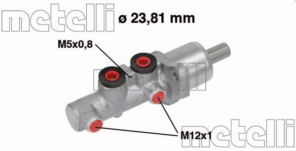 Pompa centrala, frana METELLI 05-0668
