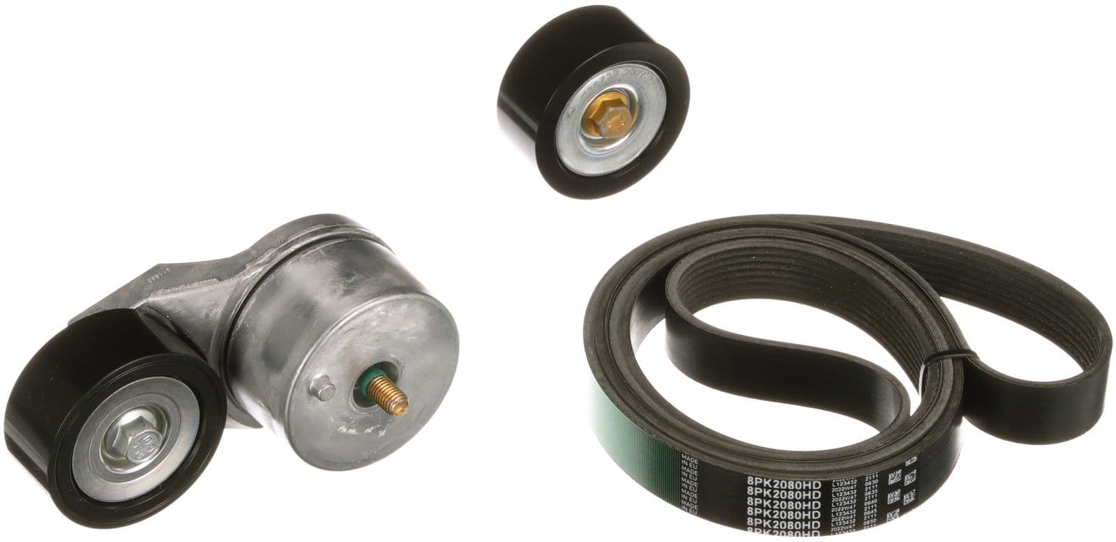 Set curea transmisie cu caneluri GATES FleetRunner™ Micro-V® K048PK2080HD