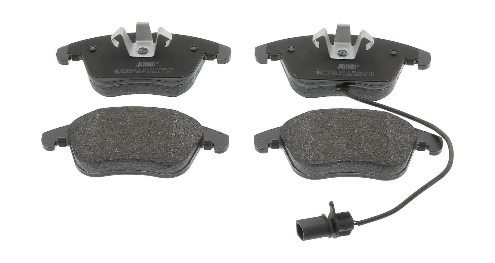 set placute frana,frana disc JURID 573258J