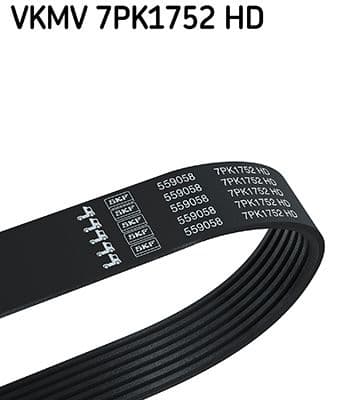 Curea transmisie cu caneluri SKF VKMV 7PK1752 HD