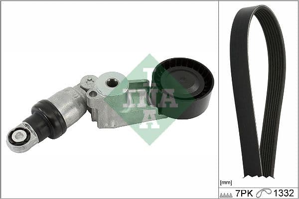 Set curea transmisie cu caneluri Schaeffler INA 529 0555 10