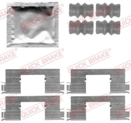 Set accesorii, placute frana QUICK BRAKE 109-1798