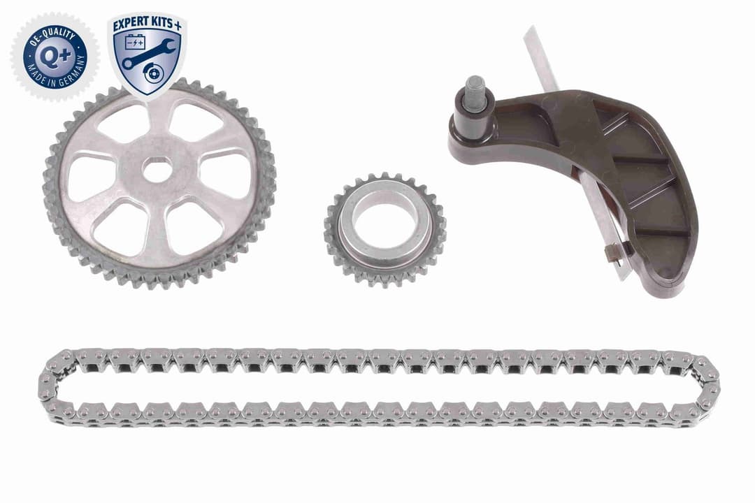 Set lant, antrenare pompa ulei VAICO Q+, original equipment manufacturer quality MADE IN GERMANY V10-5844