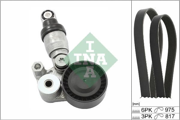 Set curea transmisie cu caneluri Schaeffler INA 529 0540 10