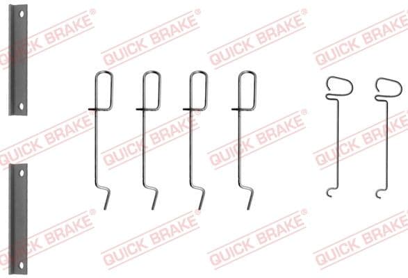 Set accesorii, placute frana QUICK BRAKE 109-1070