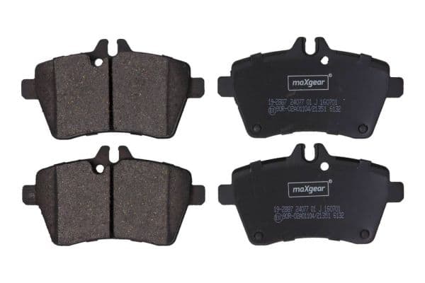 set placute frana,frana disc MAXGEAR 19-2887