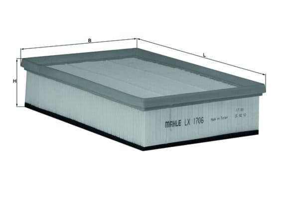 Filtru aer MAHLE LX 1706
