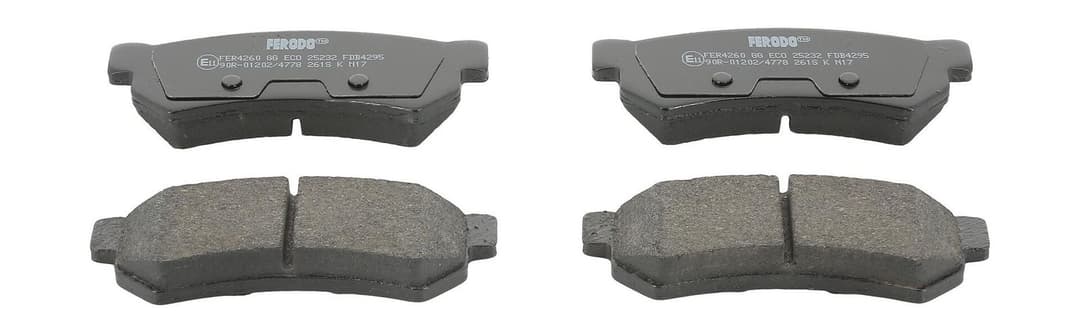 set placute frana,frana disc FERODO PREMIER ECO FRICTION FDB4295