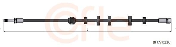 Furtun frana COFLE 92.BH.VK116