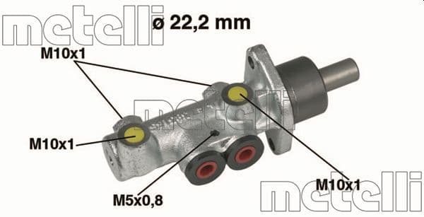 Pompa centrala, frana METELLI 05-0353