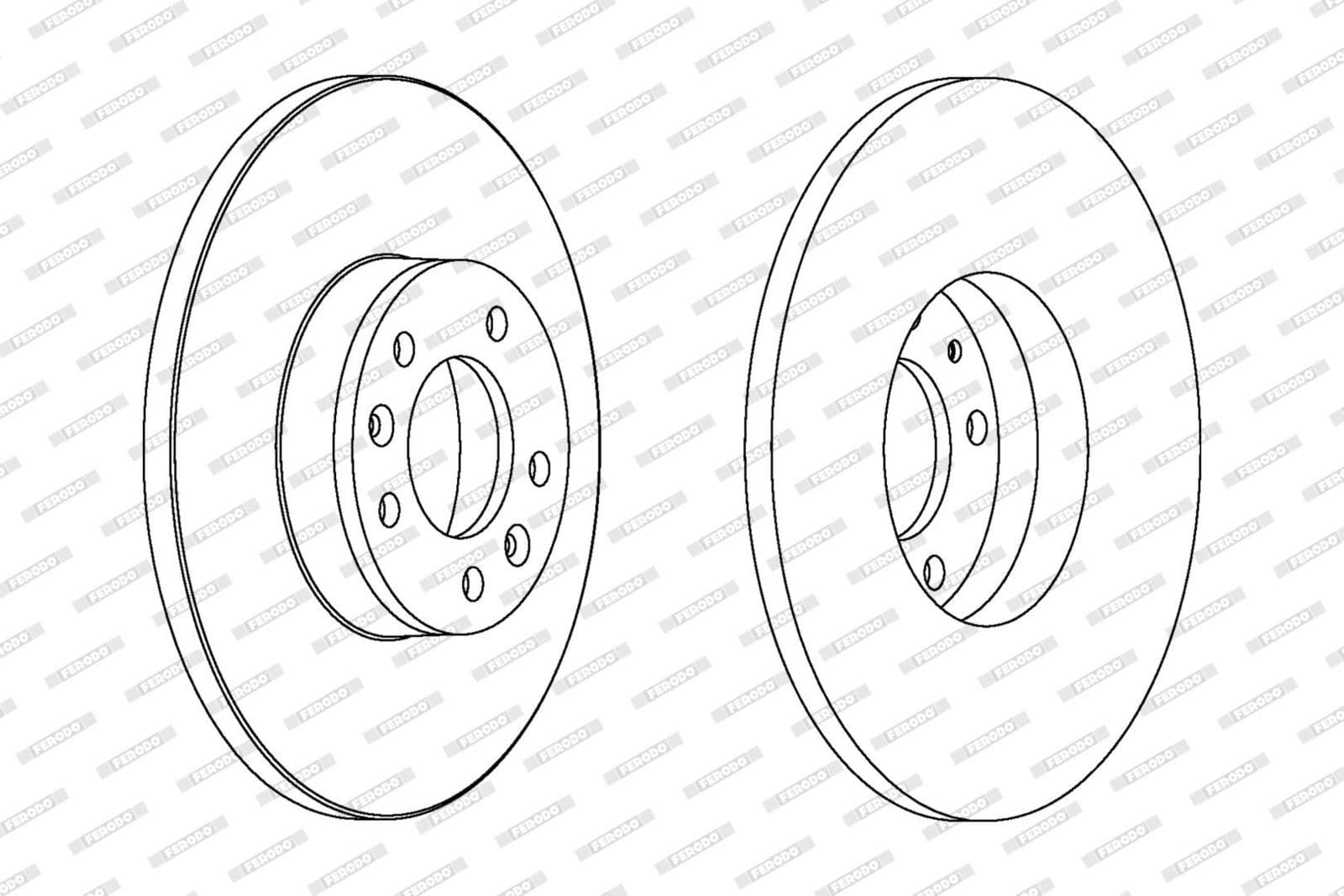 Disc frana FERODO DDF1602C