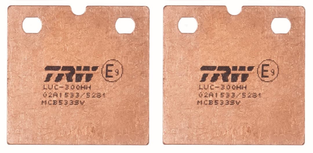 set placute frana,frana disc TRW MCB533SV