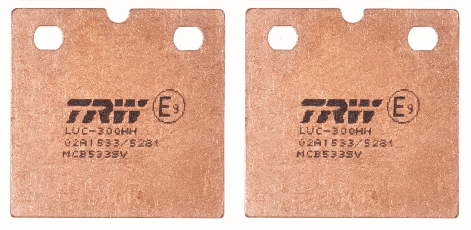 set placute frana,frana disc TRW MCB533SV