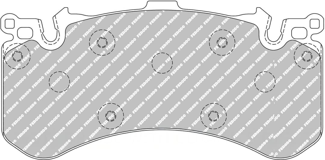set placute frana,frana disc FERODO FCP4468H
