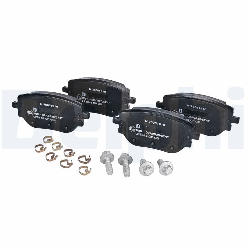 set placute frana,frana disc DELPHI LP3848