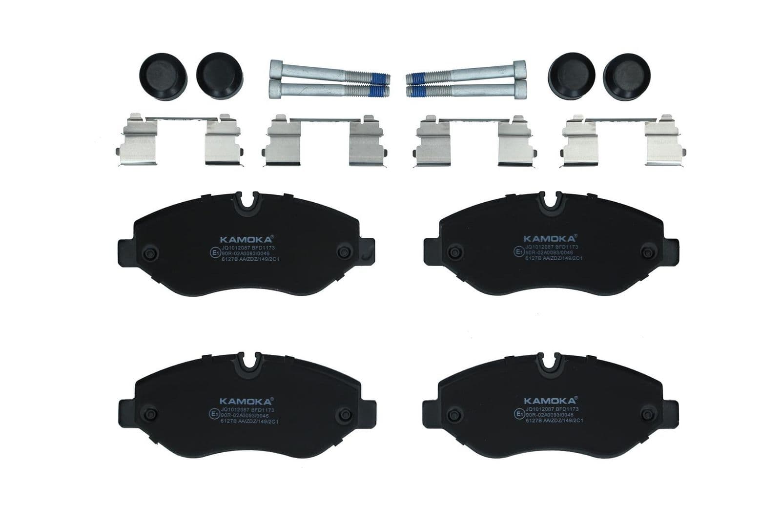 set placute frana,frana disc KAMOKA JQ1012087