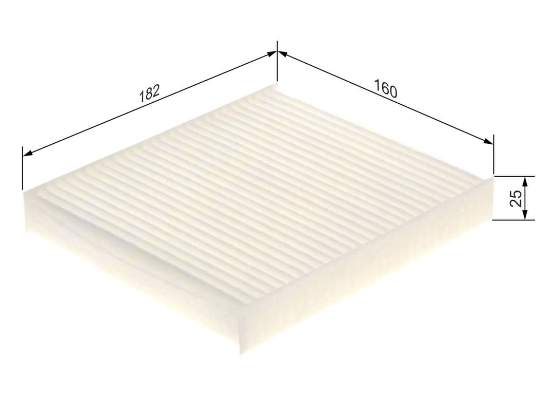 Filtru, aer habitaclu BOSCH 1 987 435 076