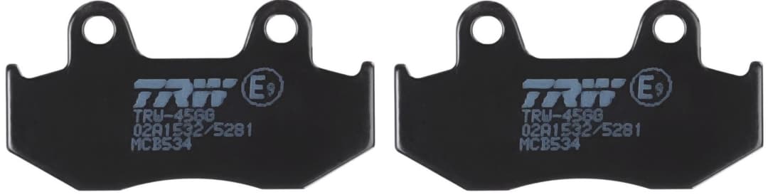 set placute frana,frana disc TRW Organic Allround MCB534