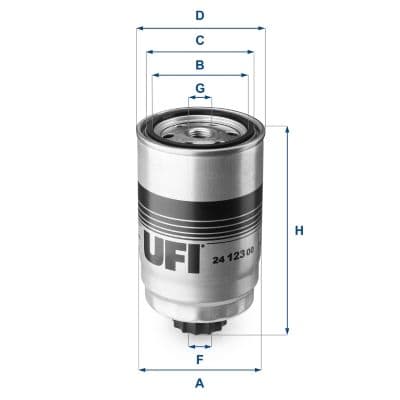 filtru combustibil UFI 24.123.00