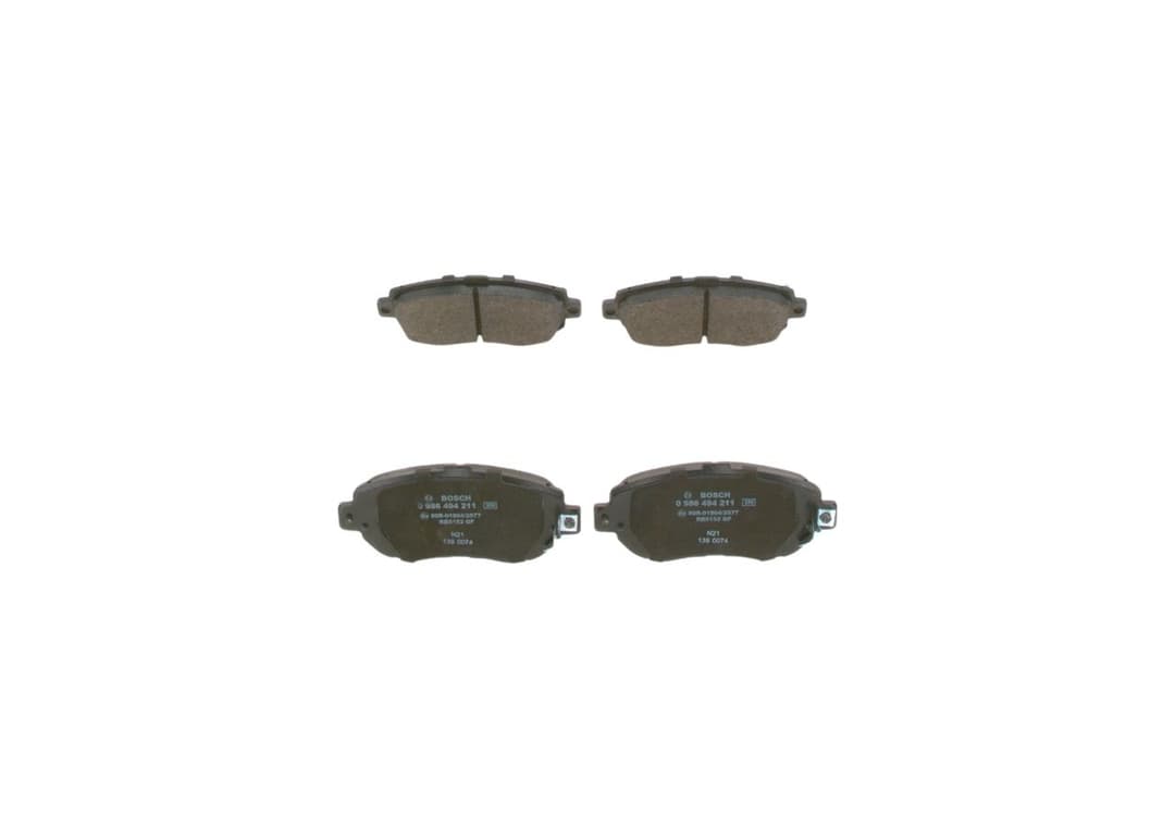 set placute frana,frana disc BOSCH 0 986 494 211