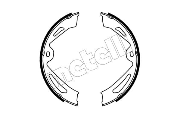 Set saboti frana, frana de mana METELLI 53-0726
