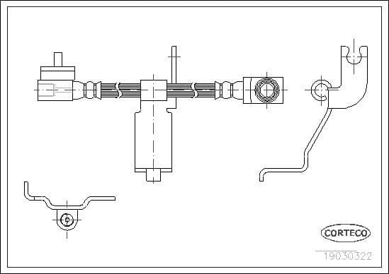 Furtun frana CORTECO 19030322