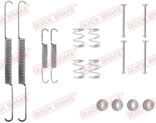 Set accesorii, sabot de frana QUICK BRAKE 105-0507