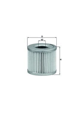 Filtru ulei MAHLE OX 411