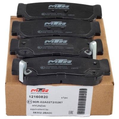 set placute frana,frana disc MTR 12160820