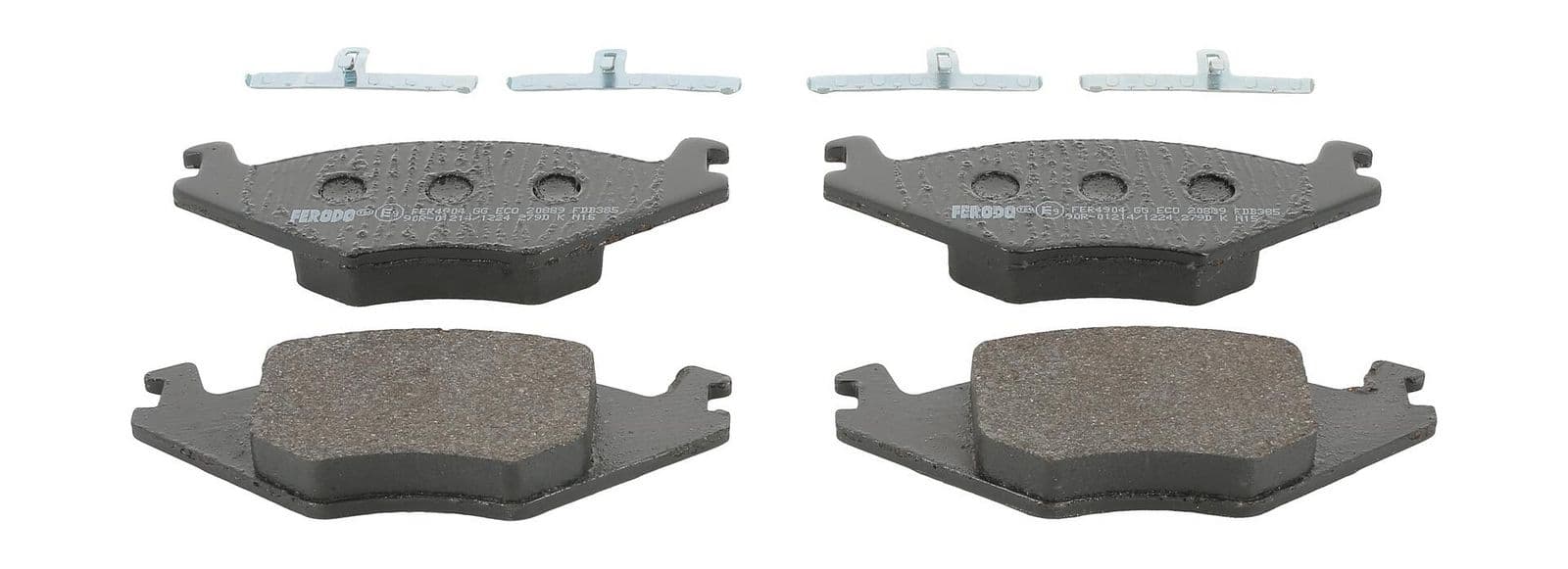 set placute frana,frana disc FERODO PREMIER ECO FRICTION FDB385
