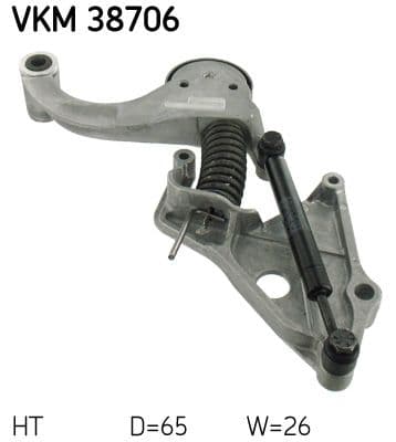 Intinzator curea, curea distributie SKF VKM 38706