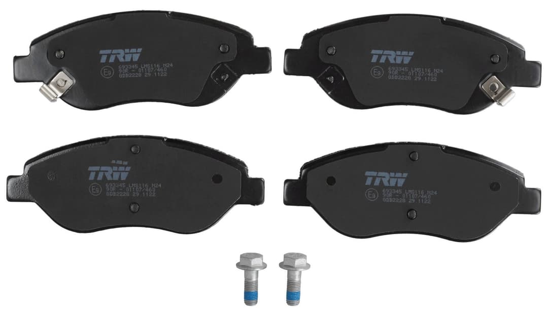 set placute frana,frana disc TRW GDB2228