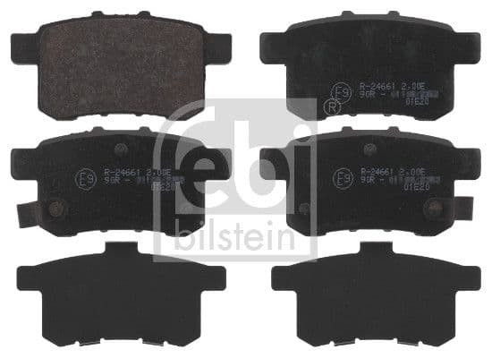 set placute frana,frana disc FEBI BILSTEIN 16766